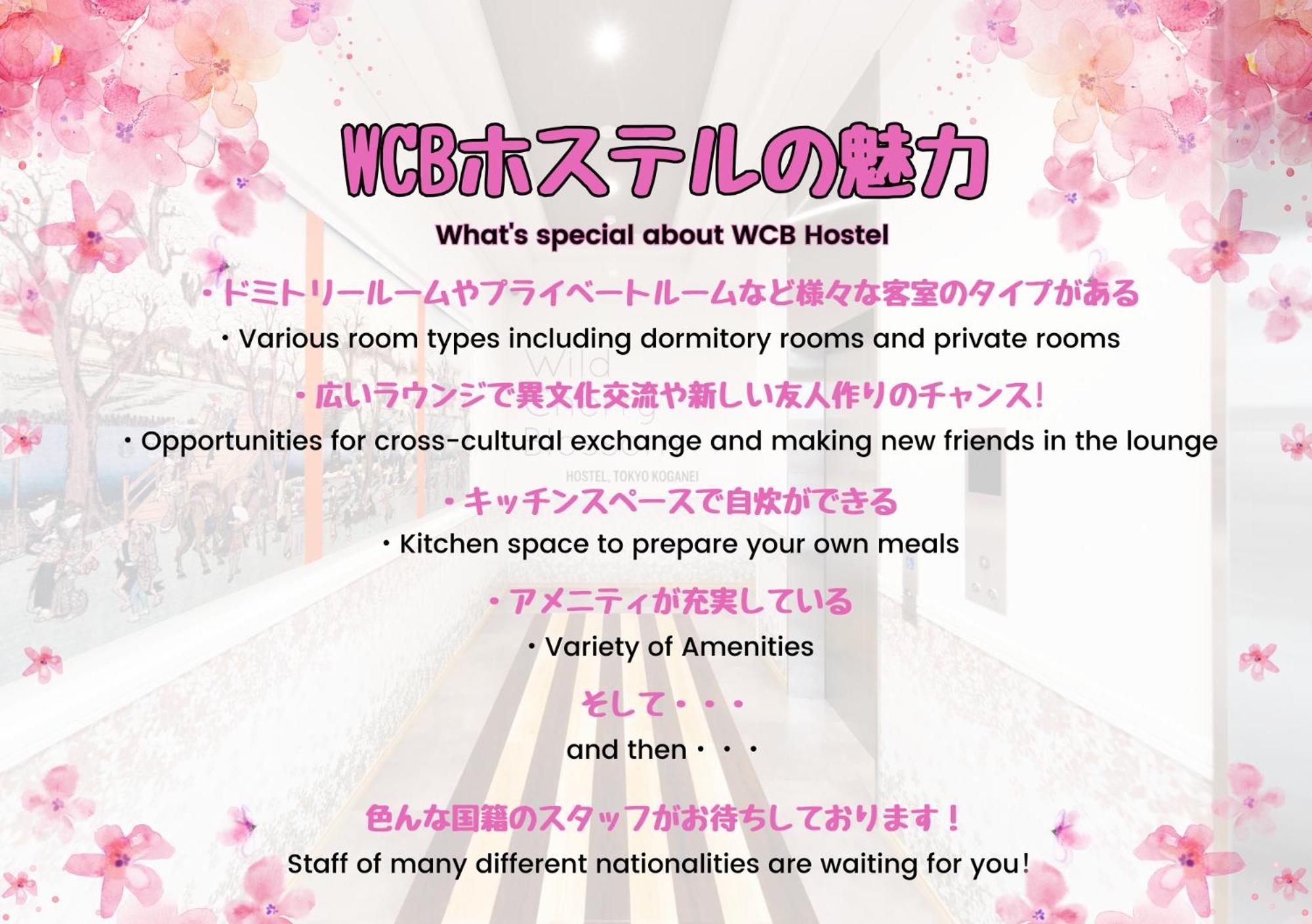 Wild Cherry Blossom-Hostel,Tokyo Koganei- Bagian luar foto